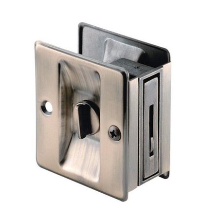 PATIOPLUS 163142 Pocket Door Mortise Lock & Pull in Antique Brass PA153707